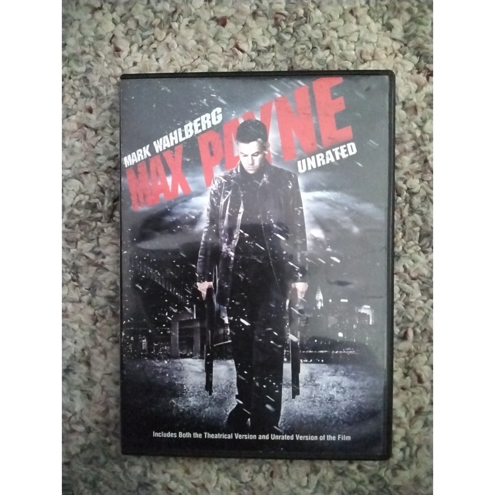 Max Payne DVD Mark Wahlberg Unrated 2008 Action Movie 20th Century Fox